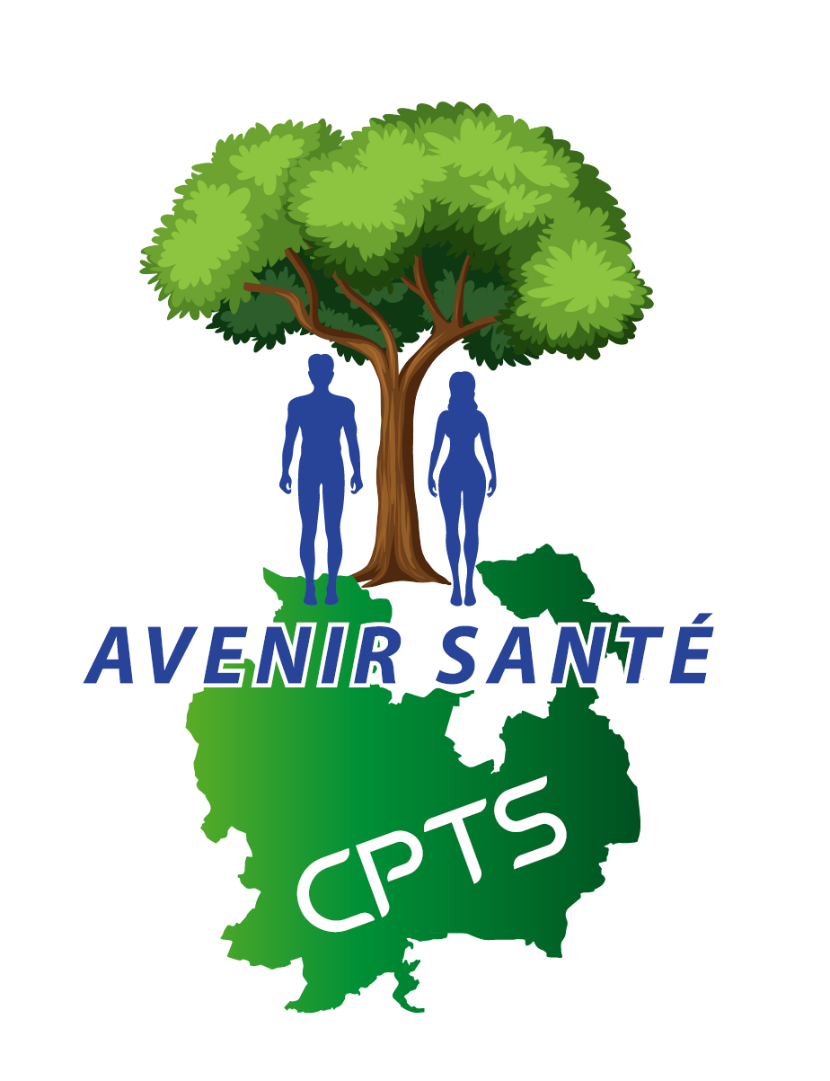 Logo CPTS Avenir Santé (vertical) CPTS Avenir Santé Logo