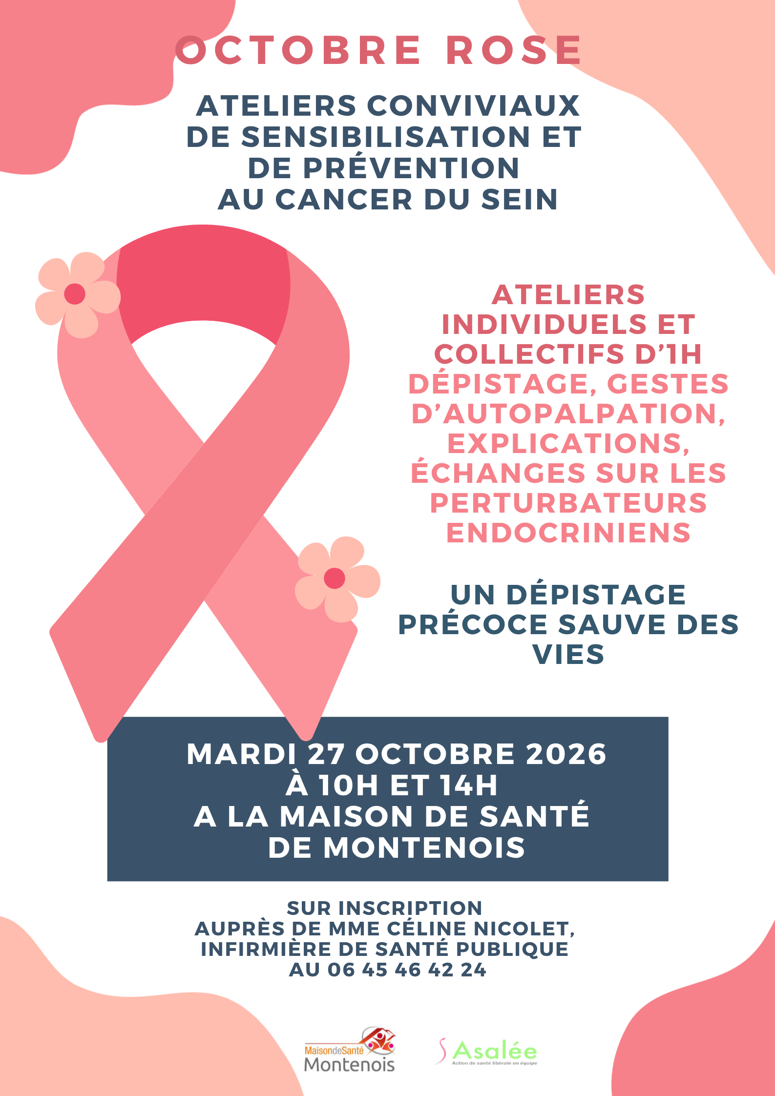 Prévention cancer du sein : journée Octobre Rose à Montenois